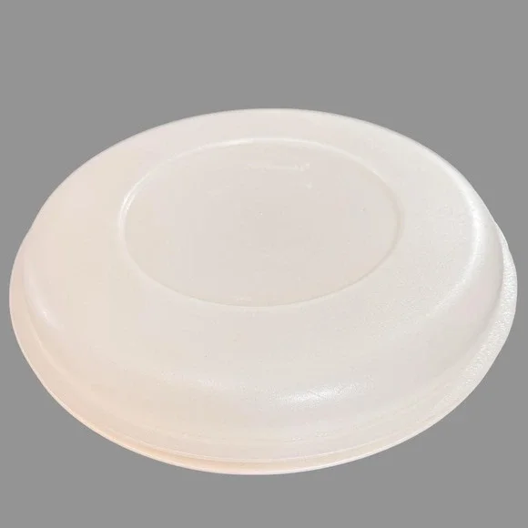 Vtg Tupperware Divided Serving Tray Bowl w/Lid Round 5-Section Veg Chip Dip - Picture 1 of 5